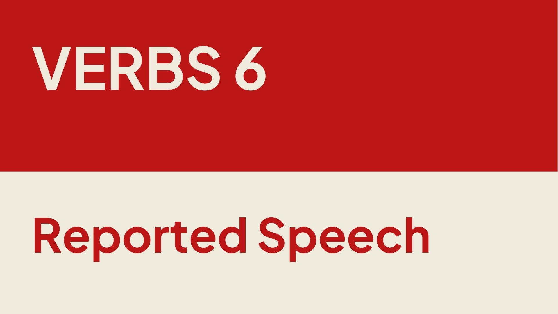 reported speech do you work in london